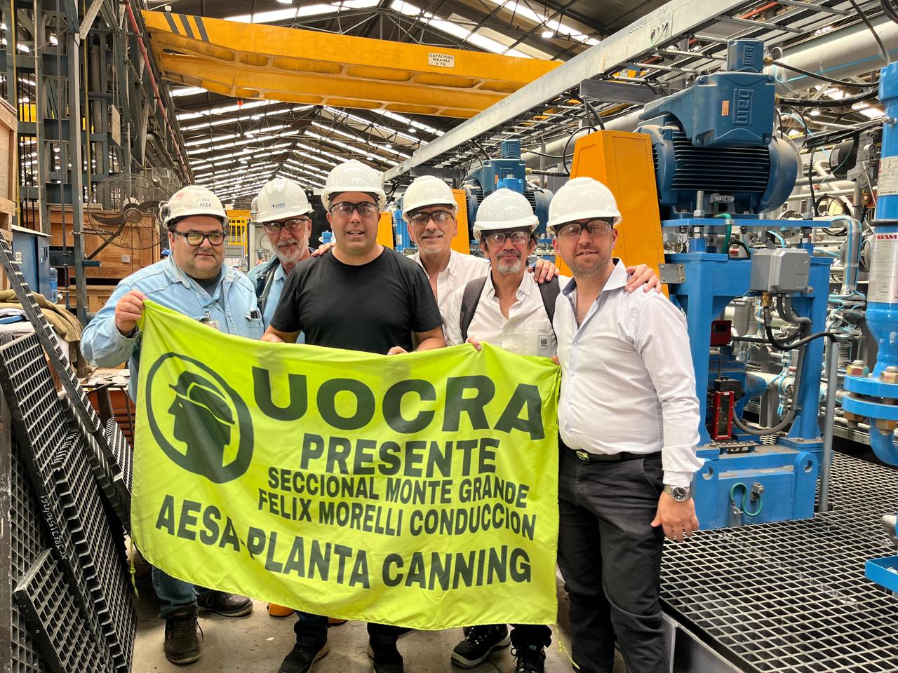 Visita a la planta de la empresa AESA