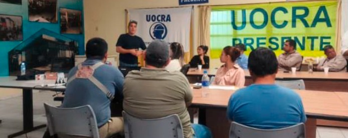Formación en Corrientes para trabajadores de la Construcción